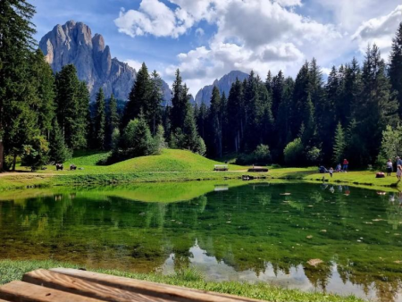 Groene weiden voor de getande dolomietwanden – Col Raiser, Rifugio Firenze en Malga Pieralongia, Val Gardena